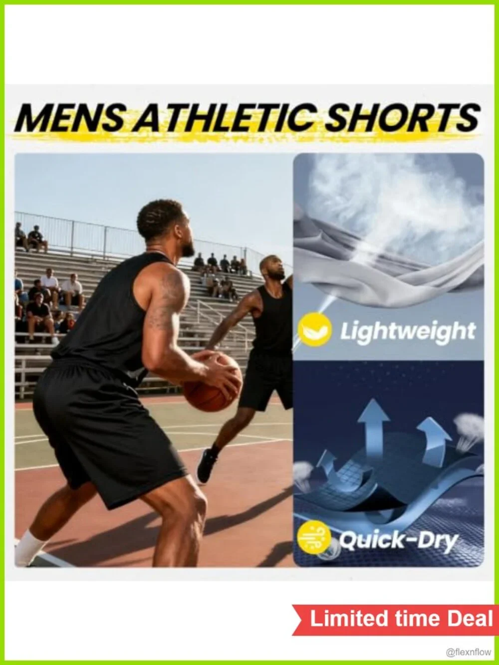 Men's Athletic Shorts Quick Dry 10
